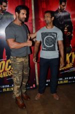 John Abraham at Rocky Handsome screening in Mumbai on 23rd March 2016